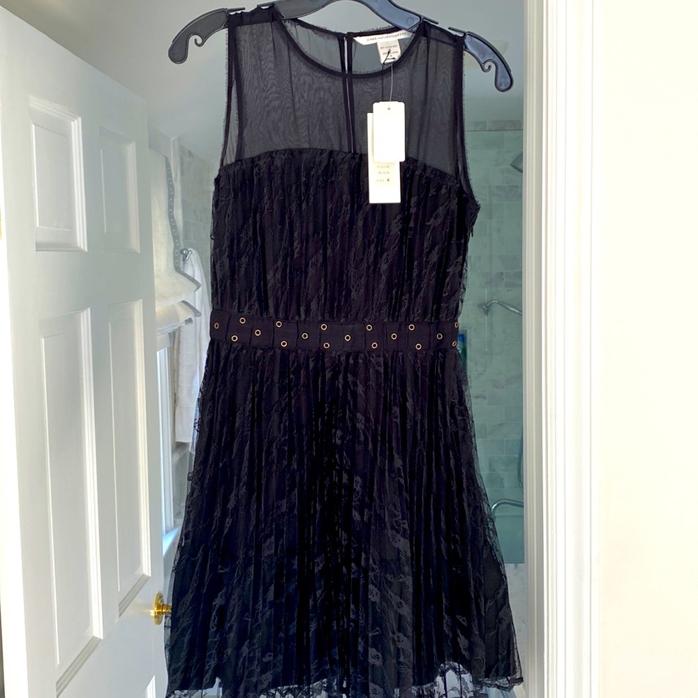 Gorgeous Black Lace DVF dress! Perfect sexy black dress
